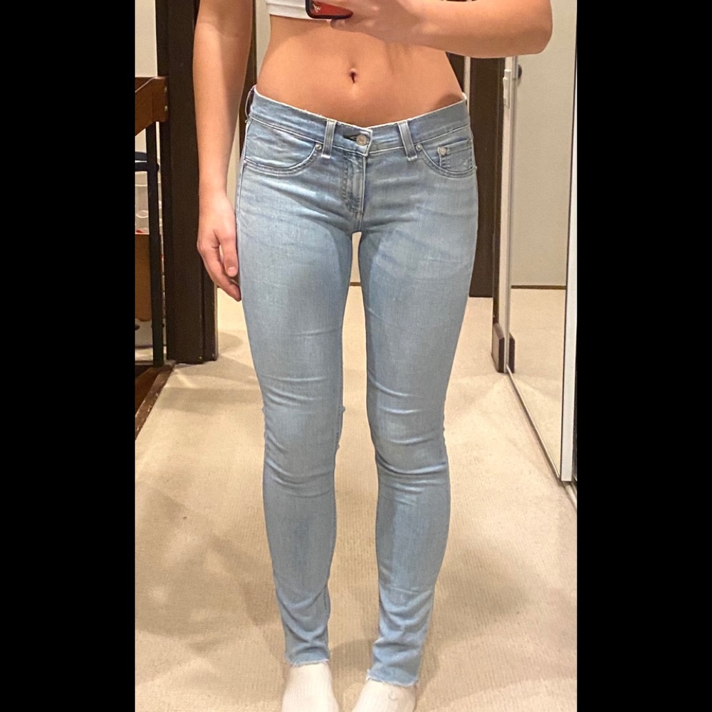 Mid-rise rag and bone jeans